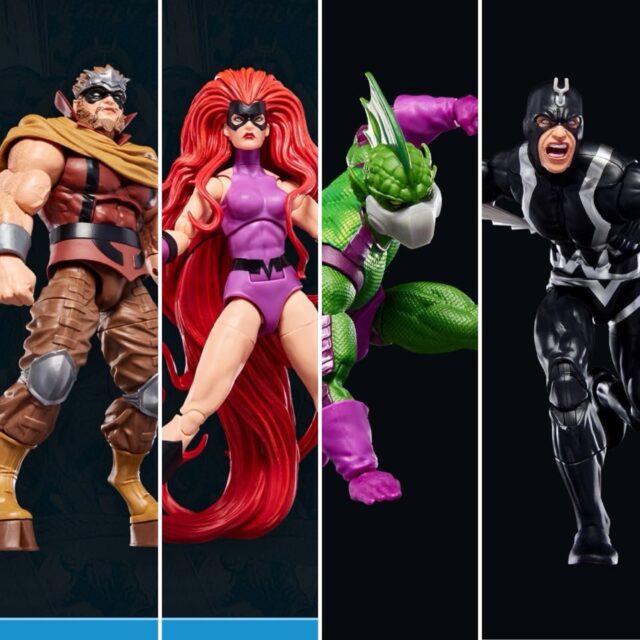 Marvel Legends Inhumans 2-Pack Figures Gorgon Medusa Triton Black Bolt 2025