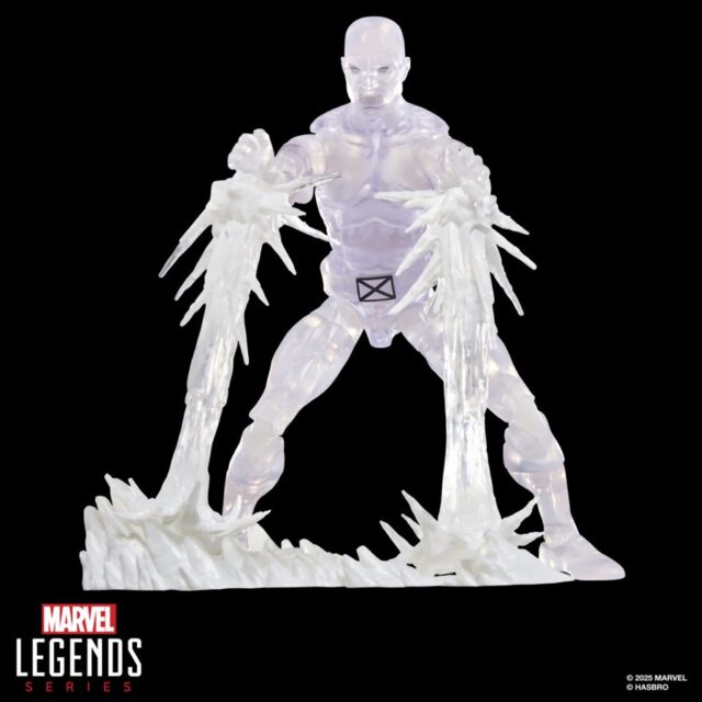 Marvel Legends Iceman Secret Wars Retro Hasbro Figure Making Ice Sled