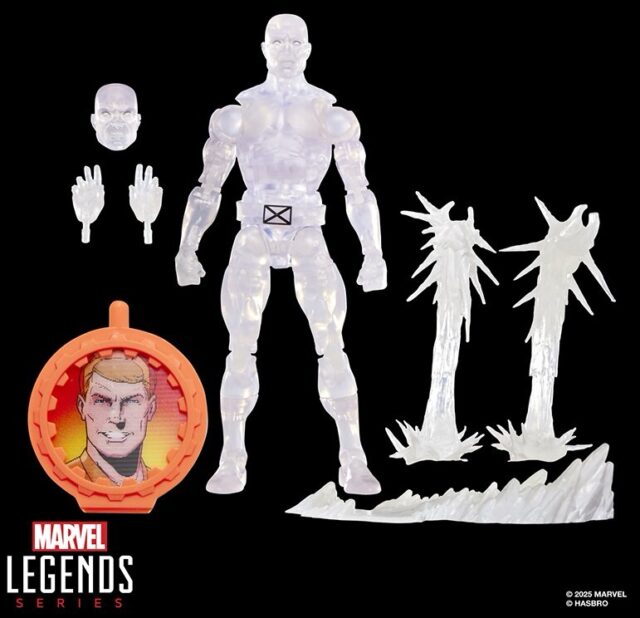 Secret Wars Marvel Legends Iceman Figure and Accessories