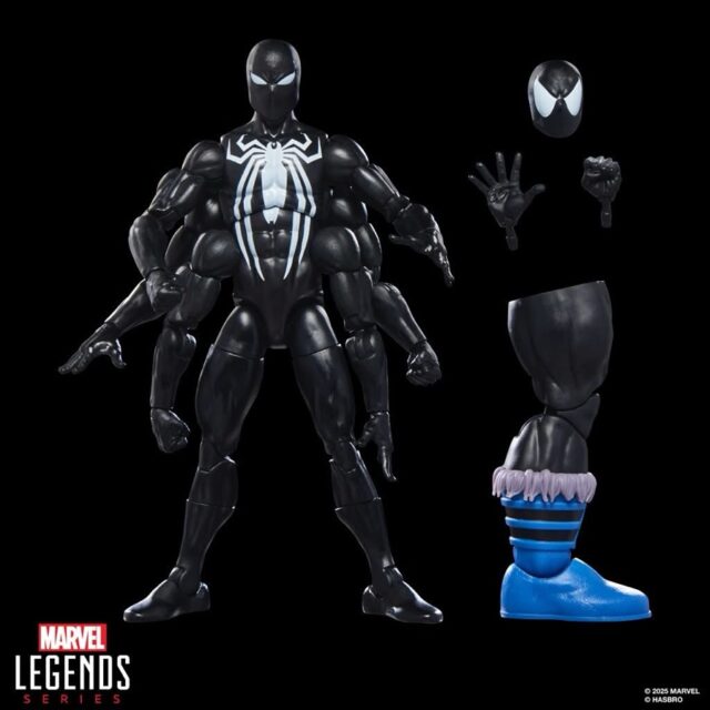 Ai Apaec Marvel Legends Dark Spider-Man Figure and Accessories