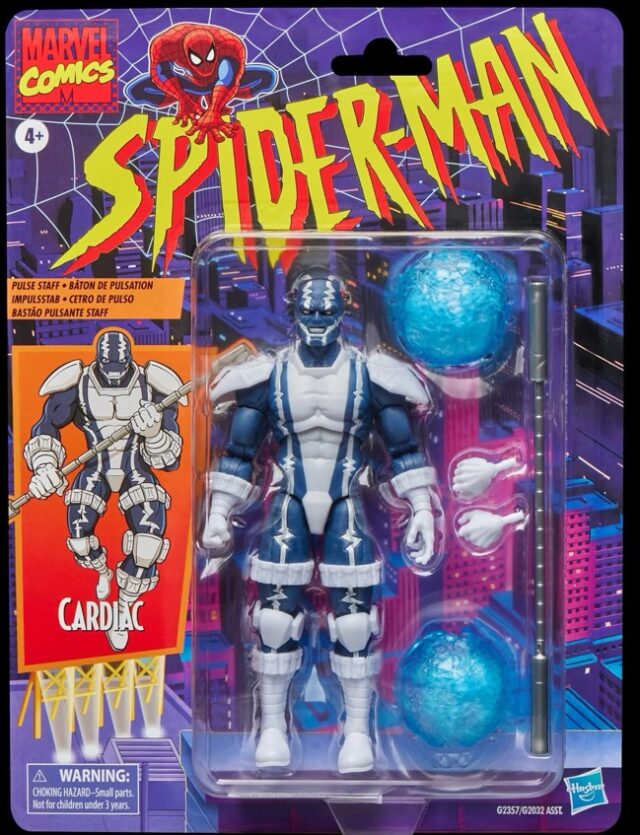 Marvel Legends Spider-Man Retro 2026 Figure Cardiac Packaged on Card