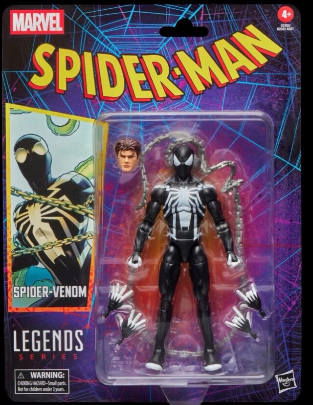 Marvel Legends 2026 Retro Spider-Venom Figure Packaged