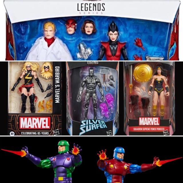 Marvel Legends Reissues Giant Man Wasp Sentinels Power Princess Warbirb Obsidian Surfer