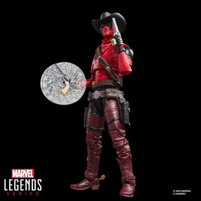 Cowboypool Marvel Legends 2026 Deadpool & Wolverine Figure with Spinning Pistol Effects Piece