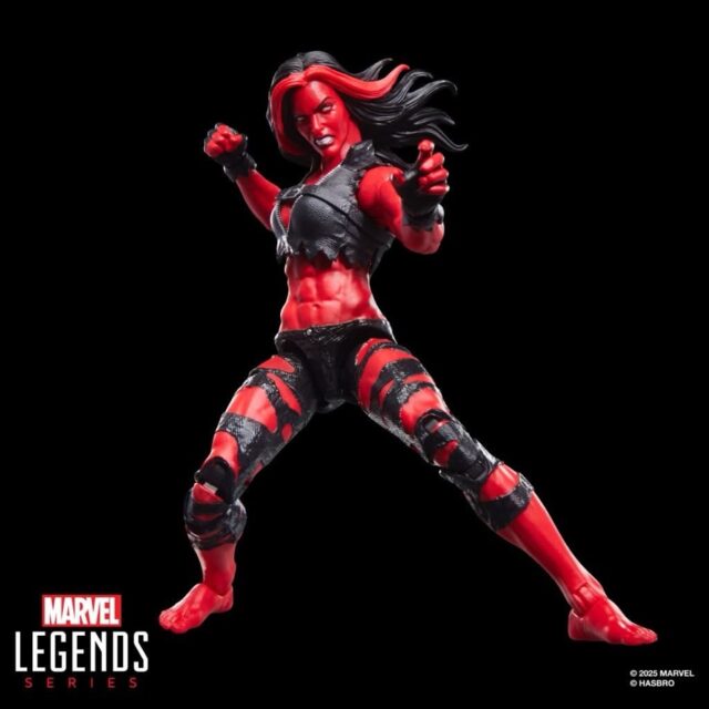 Hasbro Red She-Hulk 2026 Fan Channel Exclusive Marvel Legends 6" Figure