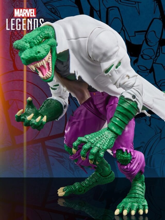 Deluxe Lizard Marvel Legends Hasbro Action Figure with Todd McFarlane Head