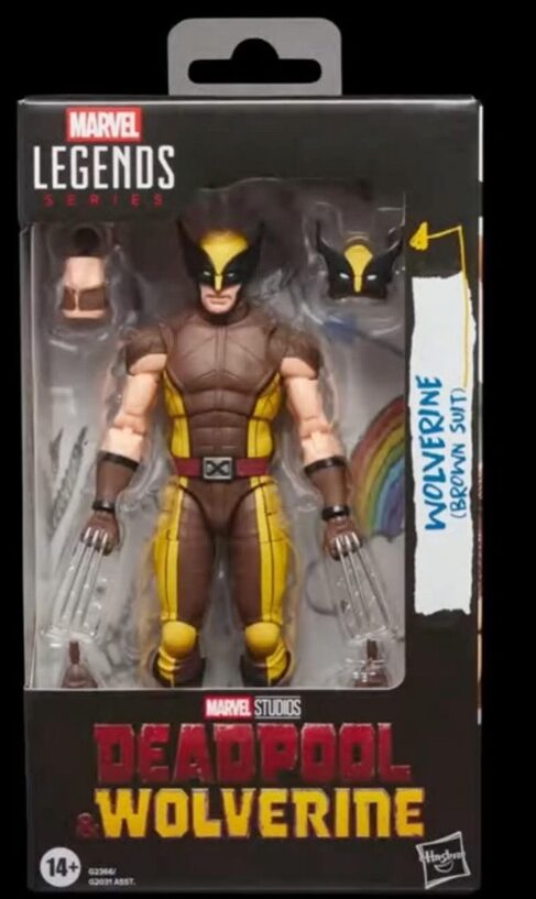 Marvel Legends Brown Suit Wolverine Figure Packaged Deadpool 3 Movie