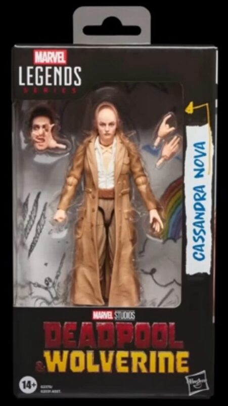 Marvel Legends Cassandra Nova Movie Figure Packaged