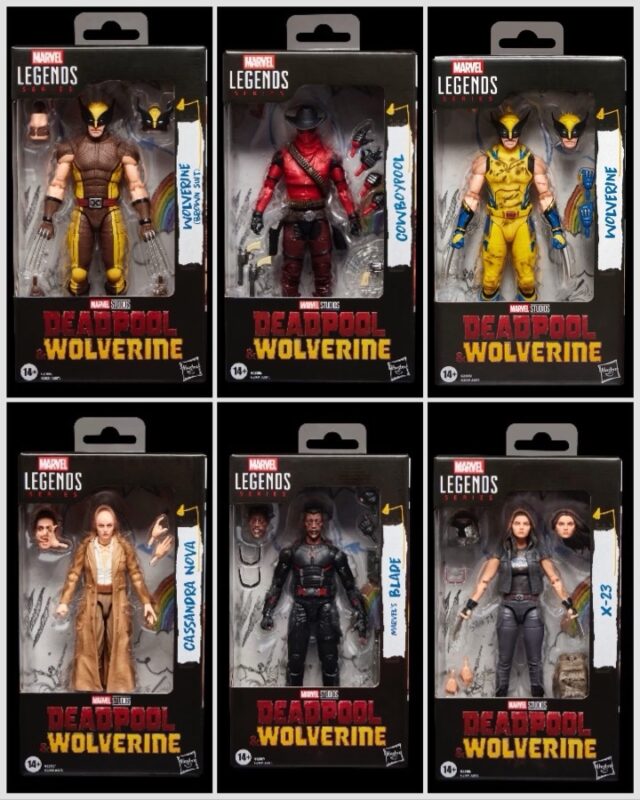 2026 Hasbro Marvel Legends Deadpool & Wolverine Movie Figures