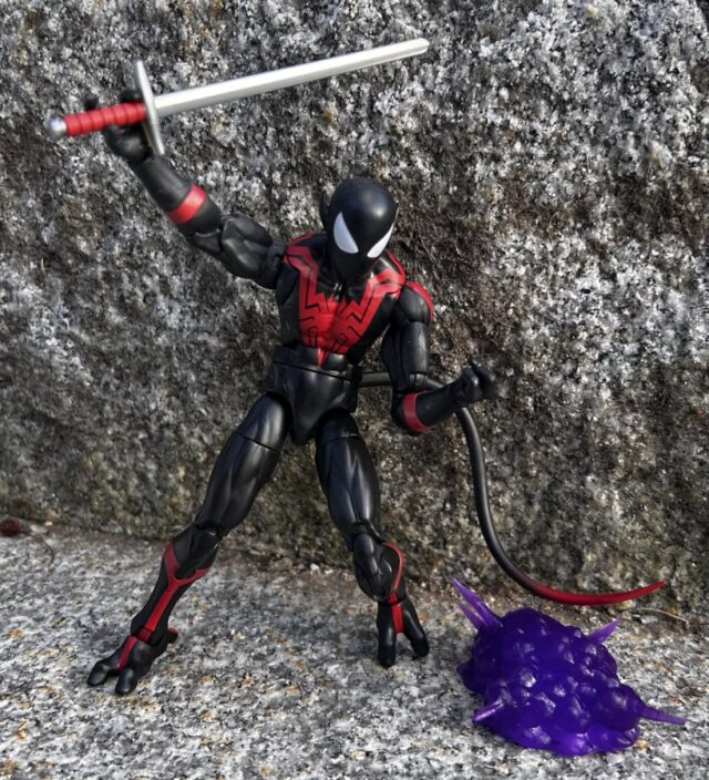 Uncanny Spider-Man Nightcrawler Marvel Legends Action Figure Review with Sword