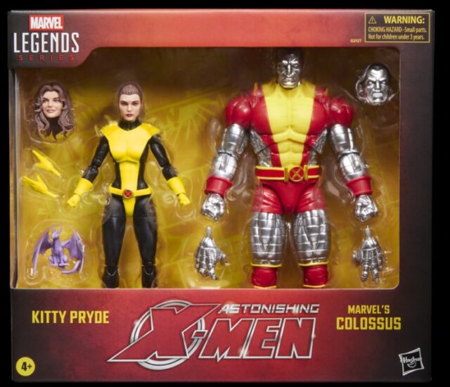 Packaged Marvel Legends Kitty Pryde Colossus Two-Pack Packaged Box