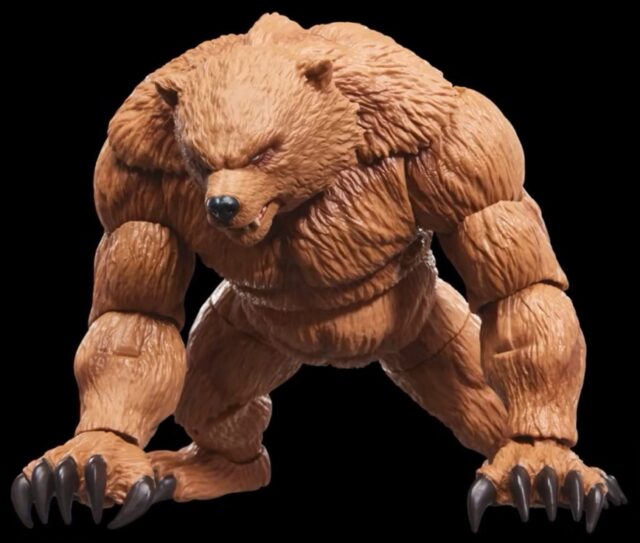 Marvel Legends Grizzly Ursa Major Figure with New Articulated Jaw Head