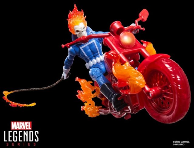 Hasbro Classic Ghost Rider on Red Motorcycle Figure Set