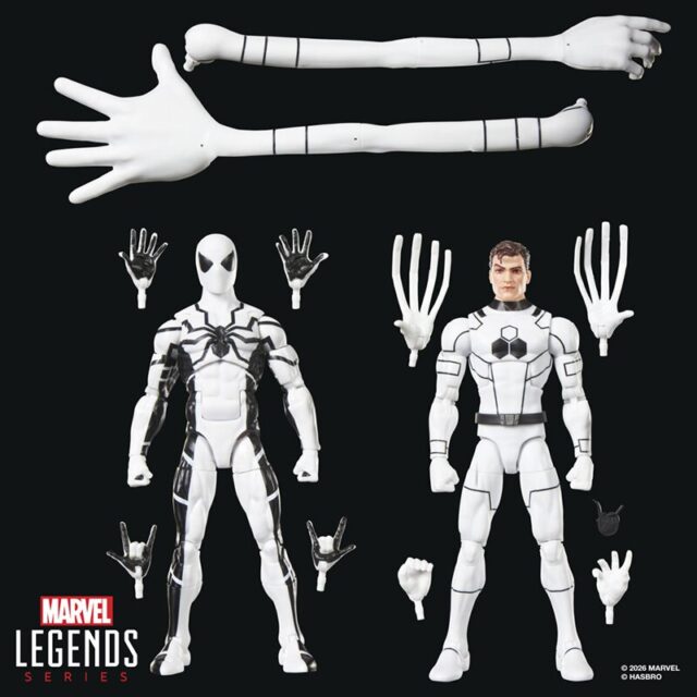 Marvel Legends Future Foundation Spider-Man Mr Fantastic Figures and Accessories