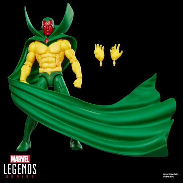 Marvel Legends 2026 Vision Avengers The Crossing Figure with Huge Cape