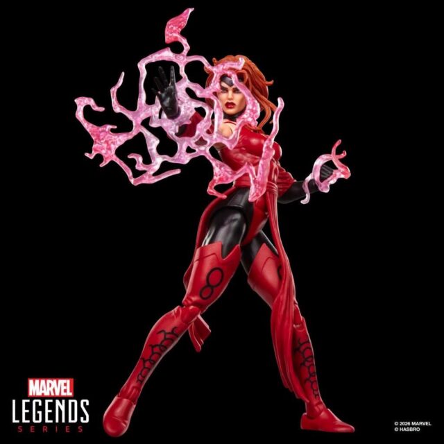 Marvel Legends 2026 Wanda Maximoff Figure with Magic Effects Pieces Hasbro