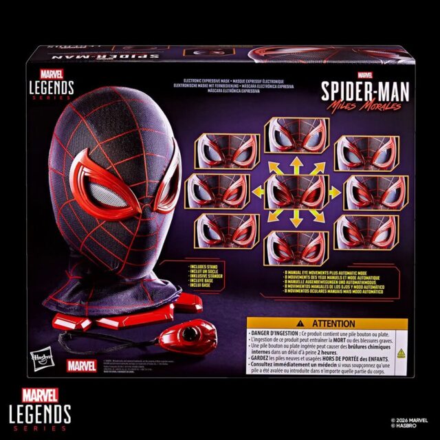 Hasbro Spider-Man 2 Miles Morales Mask Prop Replica Box