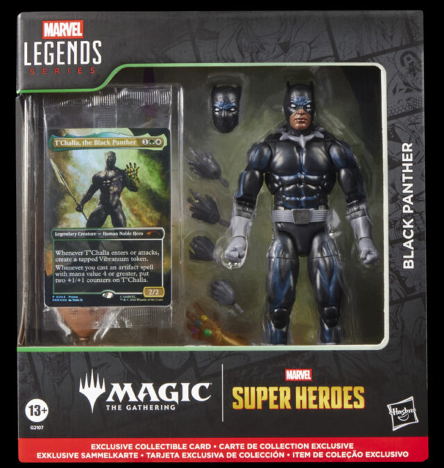 Amazon Exclusive Black Panther Marvel Legends Magic the Gathering Figure in Box with Card