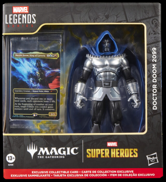 Marvel Legends Doom 2099 Magic the Gathering Figure with Card Packaged in Box
