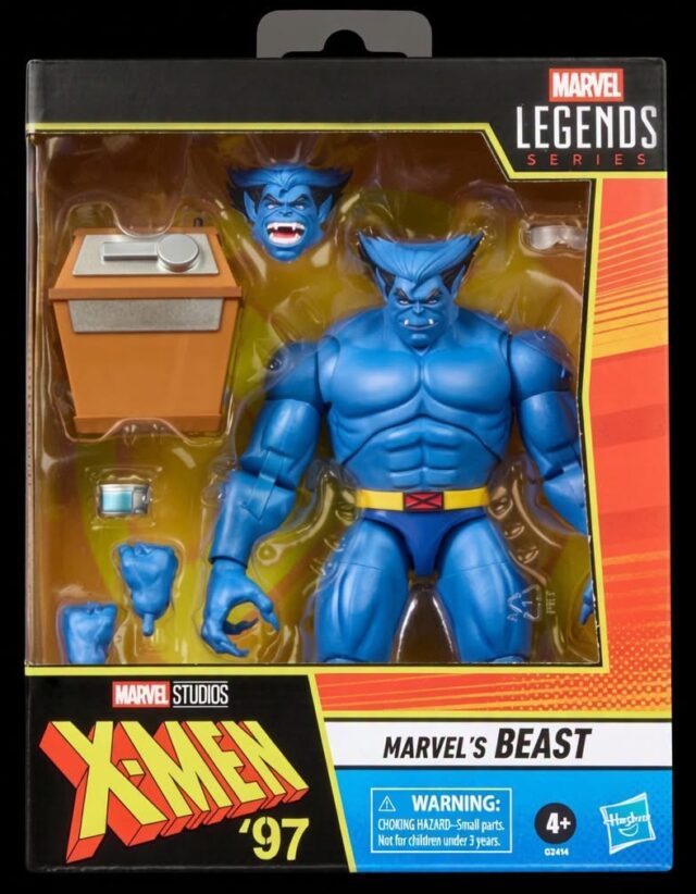 X-Men 97 Marvel Legends Beast Figure Packaged in Box Hasbro