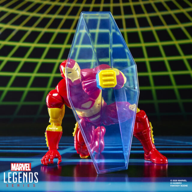 Marvel Games Legends Iron Man Figure with Shield 2026 Hasbro Modular Iron Man