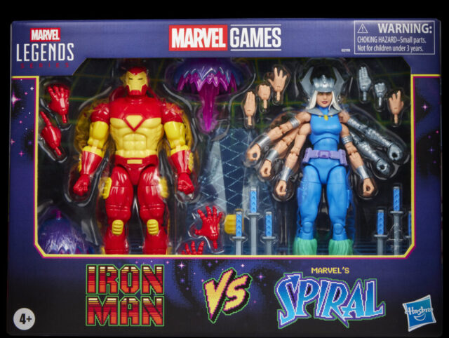 Marvel Games Legends Iron Man vs. Spiral 2-Pack