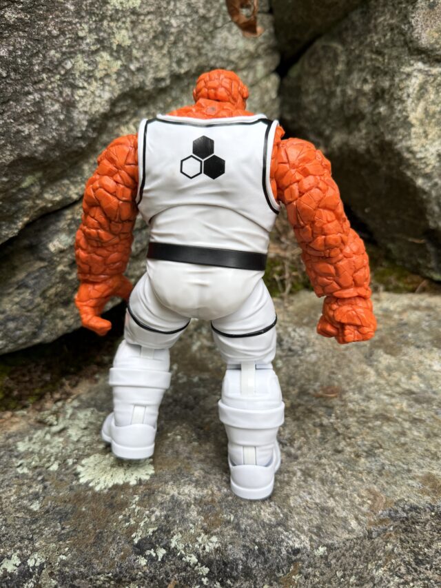 Back of Marvel Legends 2026 Thing Figure White Costume FF