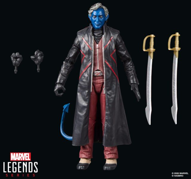 Marvel Legends Avengers Doomsday Nightcrawler Figure and Accessories