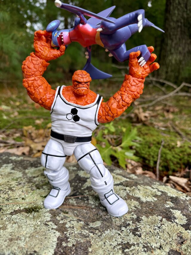 Marvel Legends Thing Future Foundation Figure Throwing Pokemon Garchomp