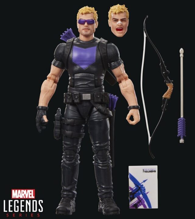 2026 Wave 3 Mini Comics Marvel Legends Hawkeye Figure and Accessories