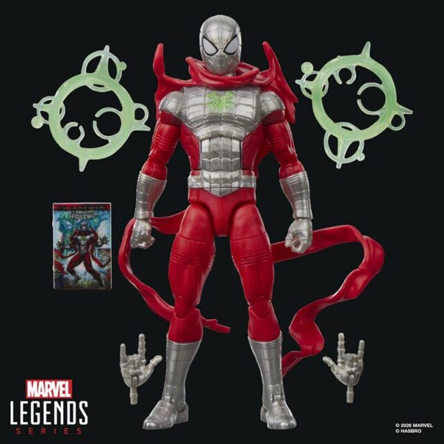 Marvel Legends Mini Comics Spider-Man Doom Suit Magical Figure and Accessories