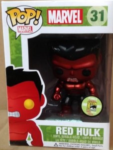 2013 SDCC Exclusive Funko Metallic Red Hulk POP Vinyl Revealed ...