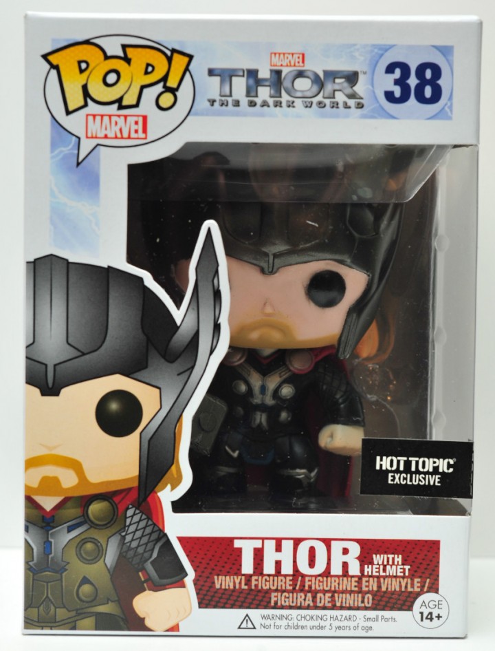 Funko Thor The Dark World Thor with Helmet POP Vinyls Hot Topic Exclusive Figure