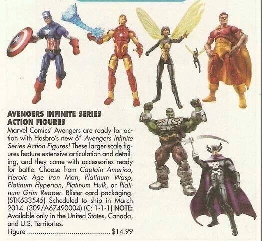 Avengers Infinite Series Figures Wave 1 2014 Hasbro