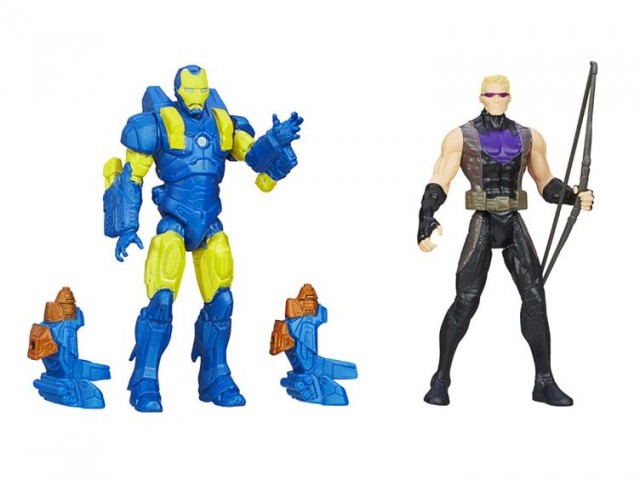 Avengers All-Stars Wave 2 Hawkeye and Neon Iron Man Figures