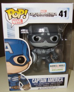 Funko Captain America Winter Soldier Black & White Exclusive POP Vinyl ...