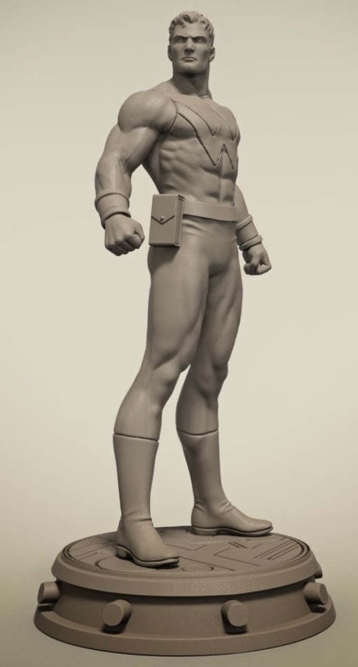 Bowen Wonder Man Statue by Jason Smith 2014