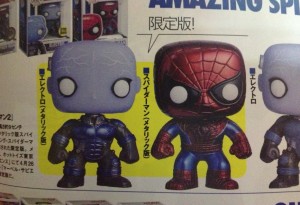 funko pop spiderman metallic