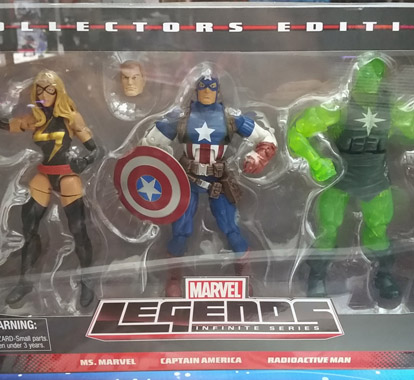 Hasbro Marvel Legends Target Exclusive Ms Marvel Box Set SDCC 2014