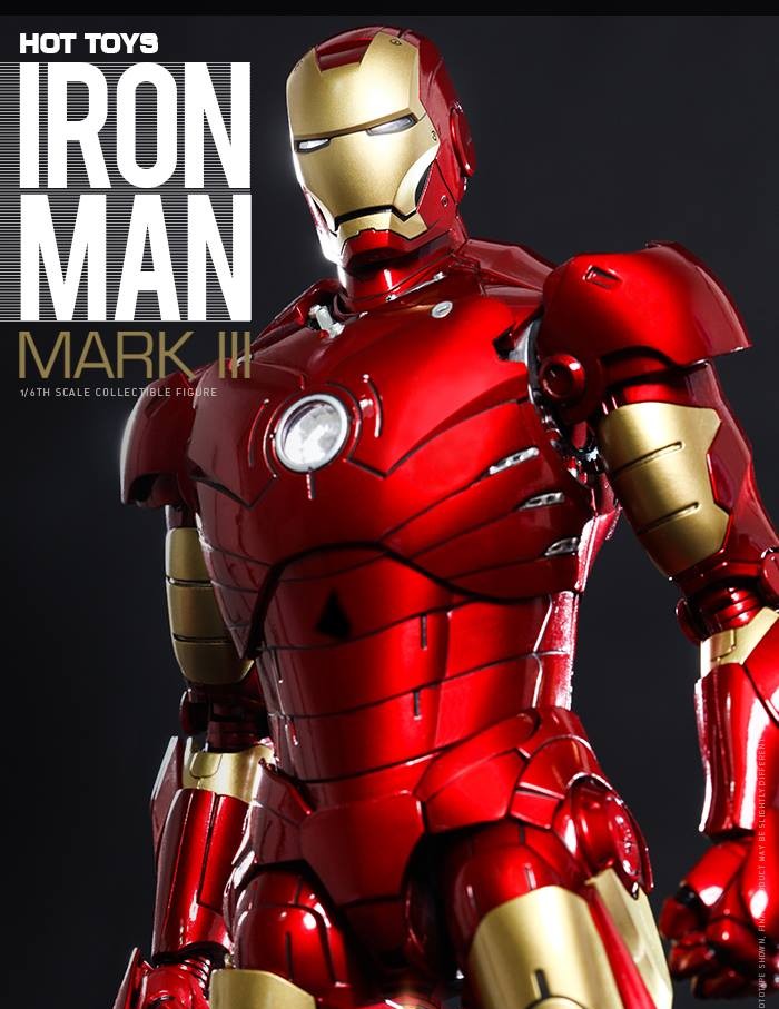 Hot Toys Iron Man Mark III DieCast Figure Up for Order