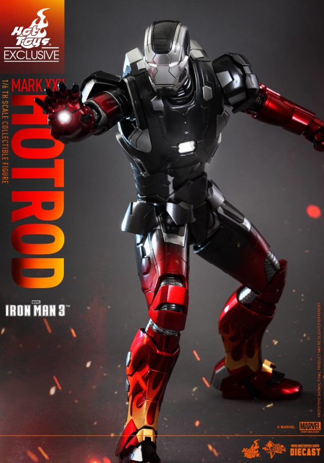 Hot Rod Iron Man Die-Cast Hot Toys Movie Masterpiece Series Figure