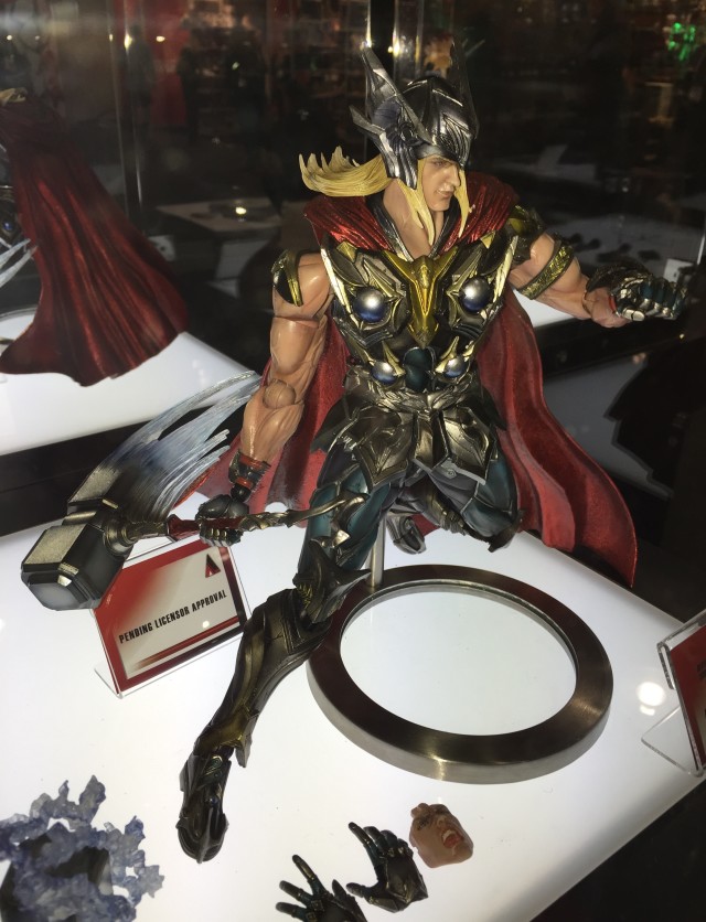 2015 New York Toy Fair Marvel Play Arts Kai Thor Figure