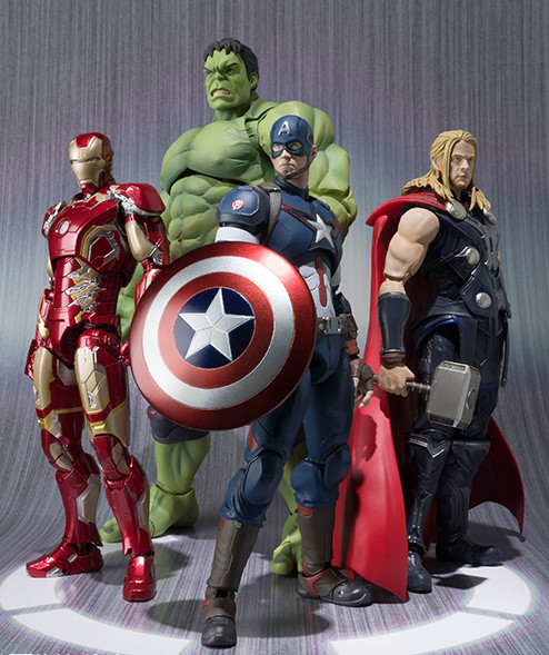 SH Figuarts Hulk Thor & Captain America Up for Order! - Marvel Toy News