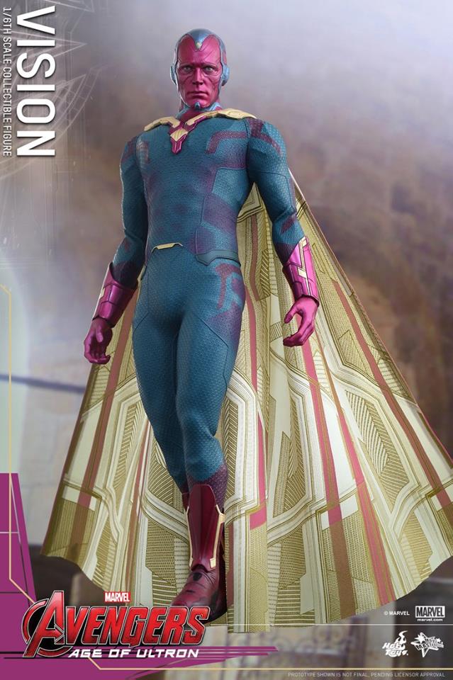 Hot Toys Vision Figure Up for Order! MMS 296 - Marvel Toy News