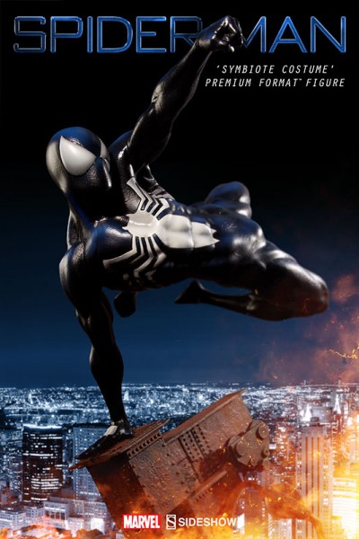 Sideshow Black Costume Spider-Man Premium Format Figure