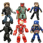 Captain America Civil War Minimates Figures Revealed!