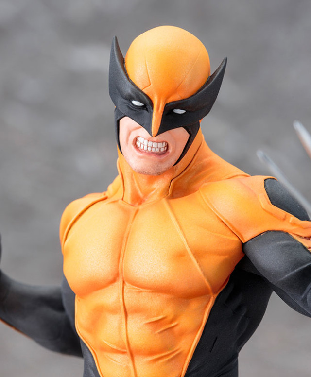 Wolverine Kotobukiya ARTFX+ Statue Close-Up