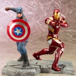 Kotobukiya Civil War Captain America & Iron Man ARTFX+ Statues!
