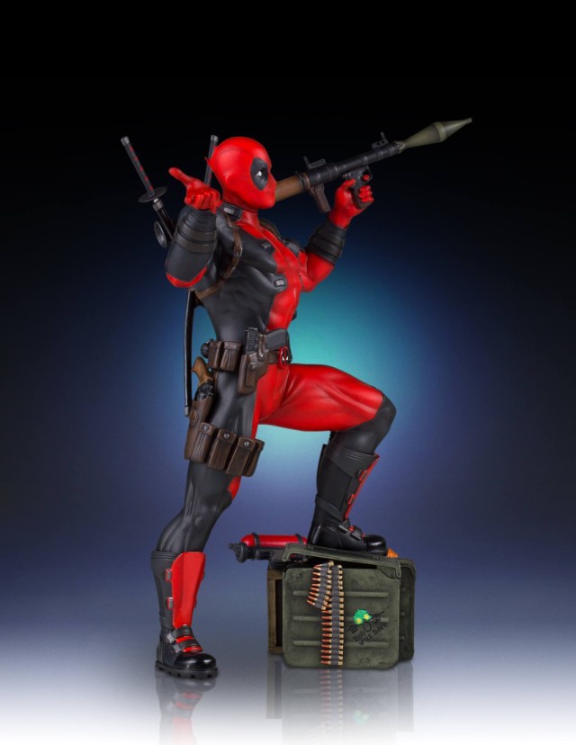 gentle giant deadpool statue