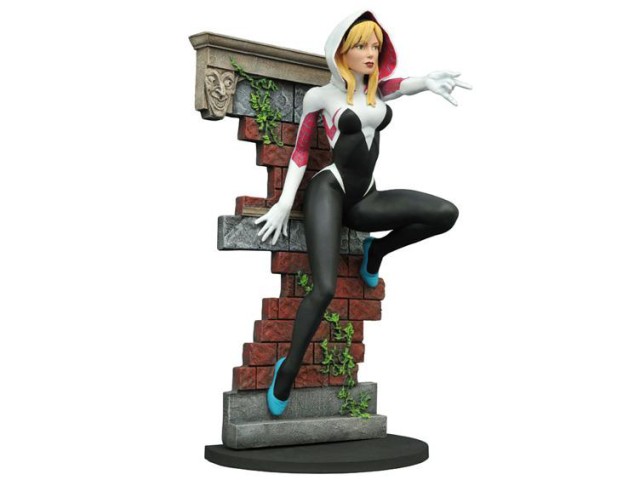 SDCC Exclusive Unmasked Spider-Gwen Statue Marvel Gallery